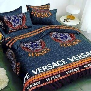 Versace Deep Blue Cutes Bedding Set