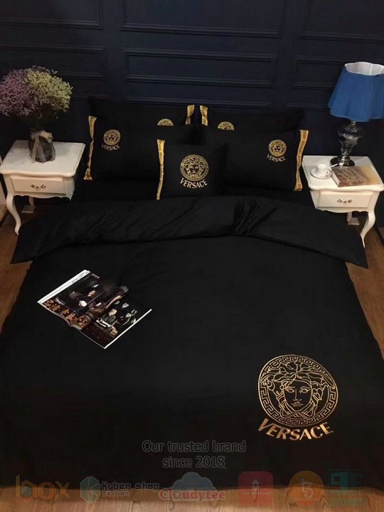 Versace Full Black Inspired Bedding Set Versace Full Black Inspired Bedding Set
