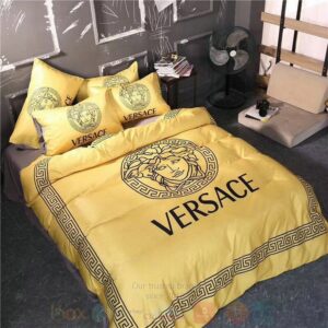 Versace Full Yellow Inspired Bedding Set