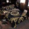 Versace Home Black Luxury Brand Bedding Set