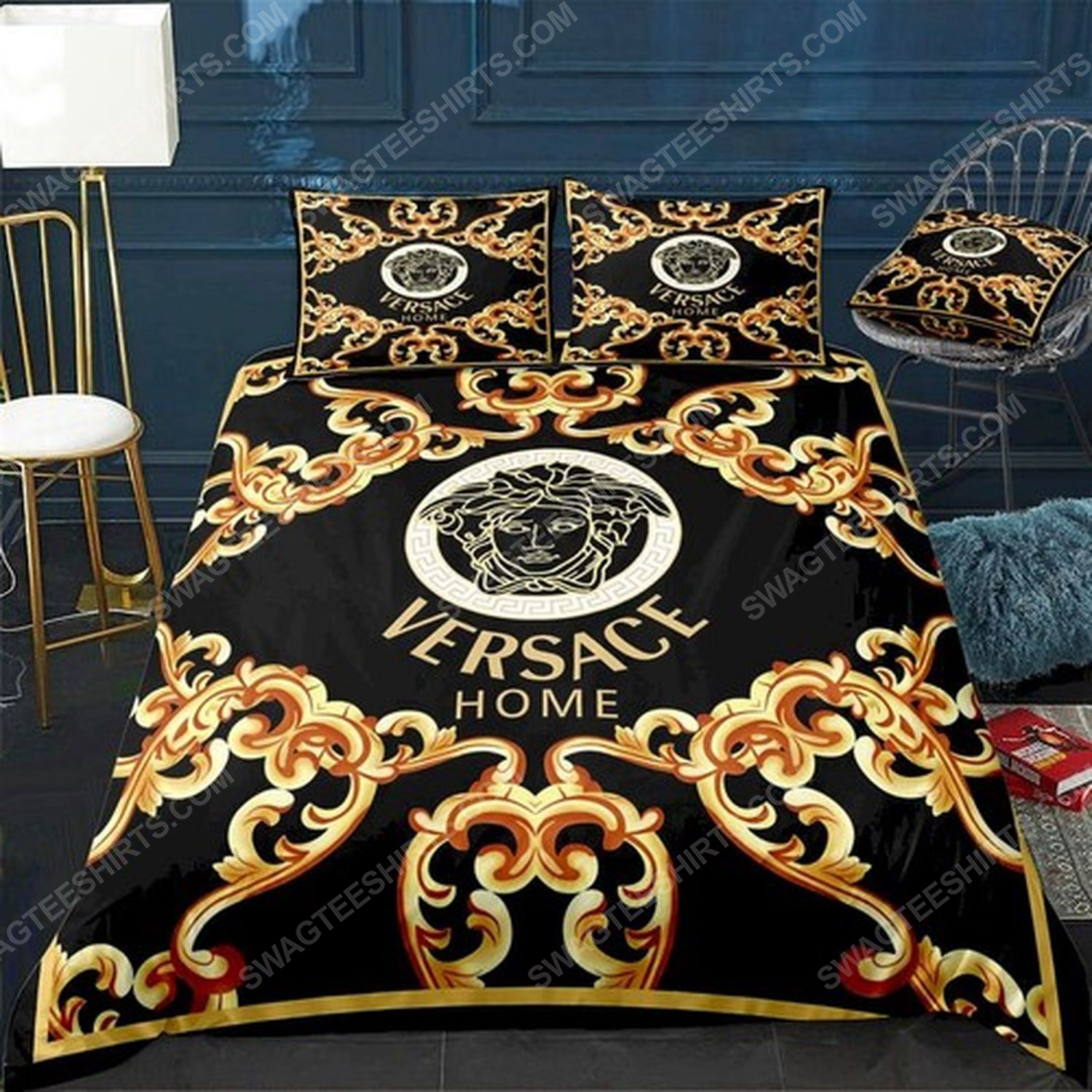 Versace Home Full Print Duvet Cover Bedding Set Versace Home Full Print Duvet Cover Bedding Set