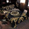 Versace Home Navy-Yellow Luxury Brand Bedding Set