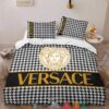 Versace Houndstooth Quilt Bedding Set