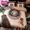Versace Logo Apricot Duvet Cover Bedding Set