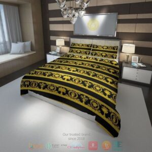 Versace Luxury Brand Logo Bedding Set