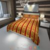 Versace Luxury Brand Red Gold Bedding Set