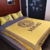 Versace Luxury Brand Yellow Bedding Set