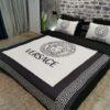 Versace Medusa White-Black Inspired Bedding Set