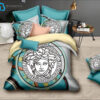 Versace Monogram Green Duvet Cover Bedding Sets