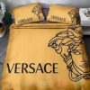 Versace Pattern Yellow Inspired Bedding Set