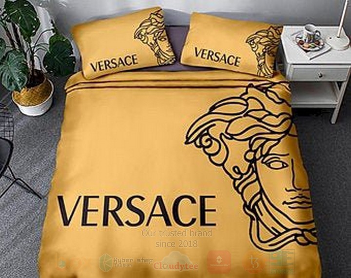 Versace Pattern Yellow Inspired Bedding Set Versace Pattern Yellow Inspired Bedding Set