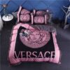 Versace Pink Black Bedding Set