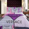 Versace Pink Purple Bedding Set