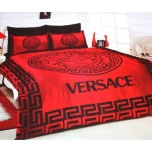 Versace Red Black Bedding Set