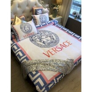 Versace White Bedding Set