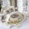 Versace White Classic Logo All Over Print Bedding Set