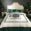 Versace White Green Style Bedding Set