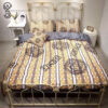 Versace White Monogram Classic All Over Print Bedding Set