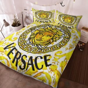 Versace Yellow Luxury Brand Bedding Set