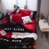Victoria’S Secret Black Red Bedding Set