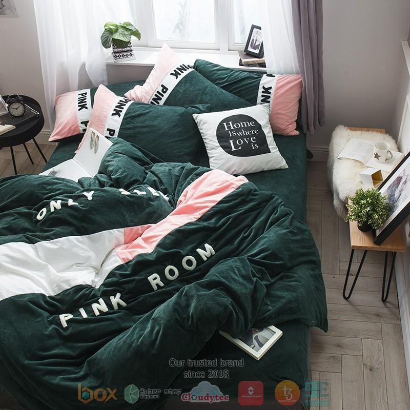 Victoria’S Secret Green Bedding Set Victoria’S Secret Green Bedding Set