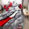 Victoria’S Secret Grey Red Bedding Set