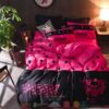 Victoria’S Secret Pink Embroidery Egyptian Bedding Set