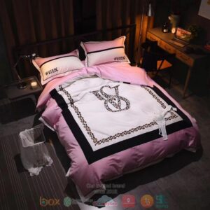Victoria’S Secret Pink White Bedding Set