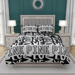 Victoria’s Secret Pink Valentine Day Pattern Bedding Set