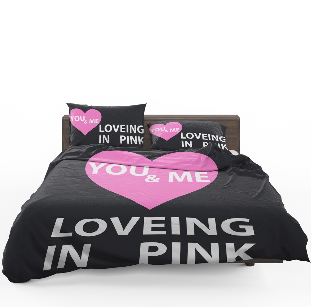 Victoria’s Secret VS Loveing in Pink You & Men Bedding Set Victoria’s Secret VS Loveing in Pink You & Men Bedding Set