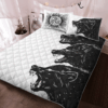 Viking Fenrir White Quilt Bedding Set