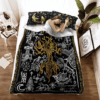 Viking Raven Tree Of Life Yggdrasil Viking Quilt Bedding Set- Limited Edition