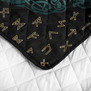 Viking Rune Vegvisir Quilt Bedding Set