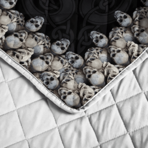 Viking Skull Quilt Bedding Set