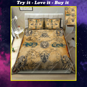 Viking Symbol Full Printing Bedding Set