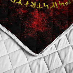 Viking Vegvisir And Rune Quilt Bedding Set