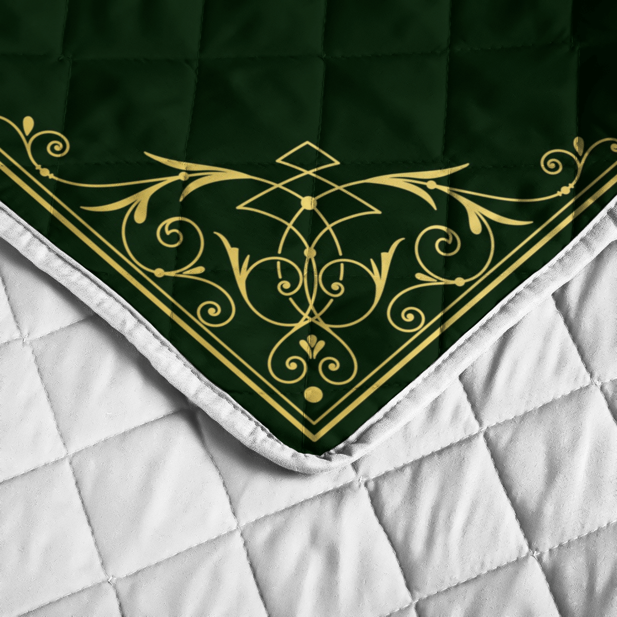 Viking Vegvisir And Rune Quilt Bedding Set Viking Vegvisir And Rune Quilt Bedding Set
