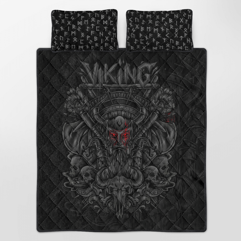 Viking-Warrior-Rune-Quilt-Bedding-Set-2