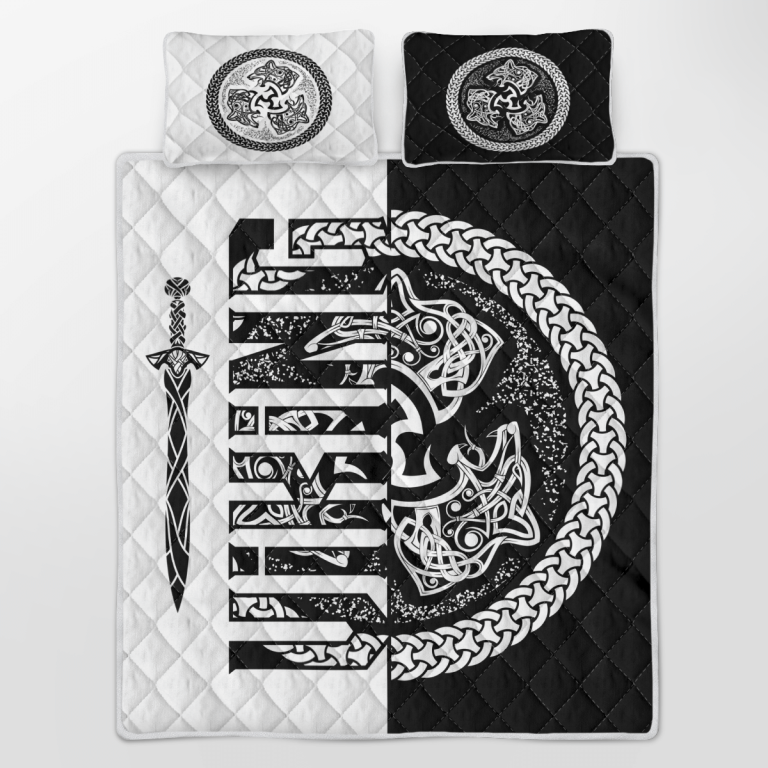 Viking-Wolf-Symbol-Of-A-Viking-Quilt-Bedding-Set-2