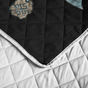 Viking Wolf With Axe Quilt Bedding Set