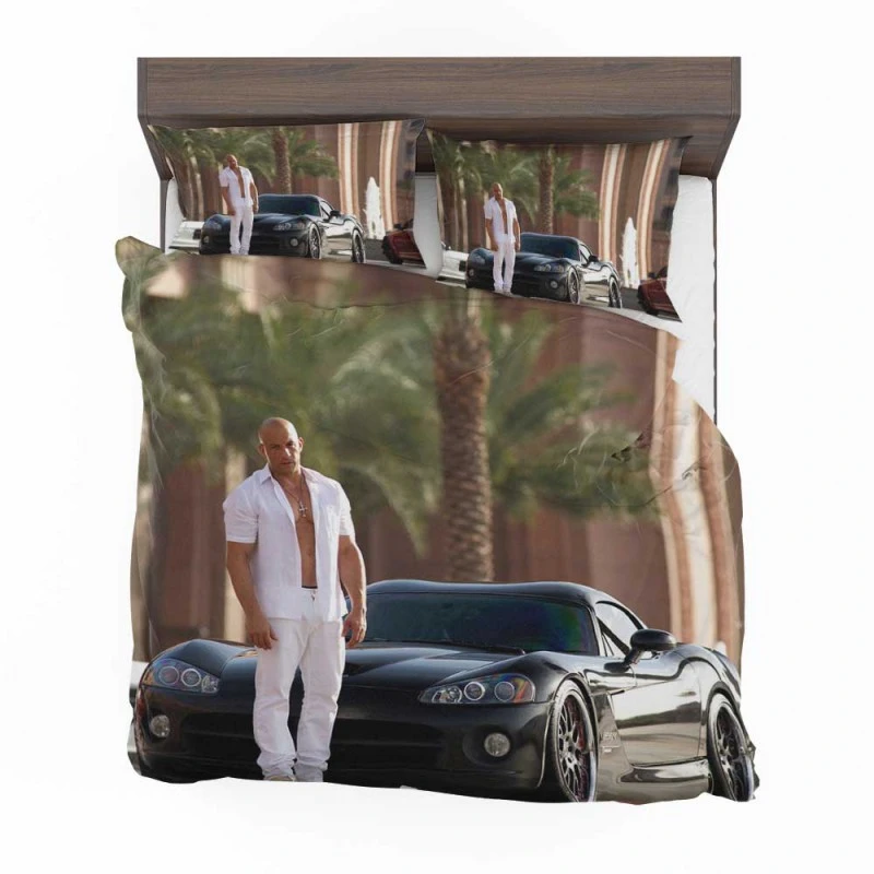 Vin-Diesel-in-Furious-7-Movie-Bedding-Set-1