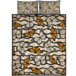Vintage Butterfly In Autumn All Over Print Bedding Set