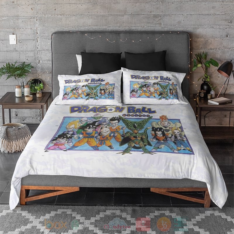 Vintage Dragon Ball Floral Embossed Bedding Set Vintage Dragon Ball Floral Embossed Bedding Set