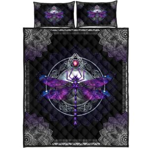 Vintage Dragonfly Night All Over Print Bedding Set