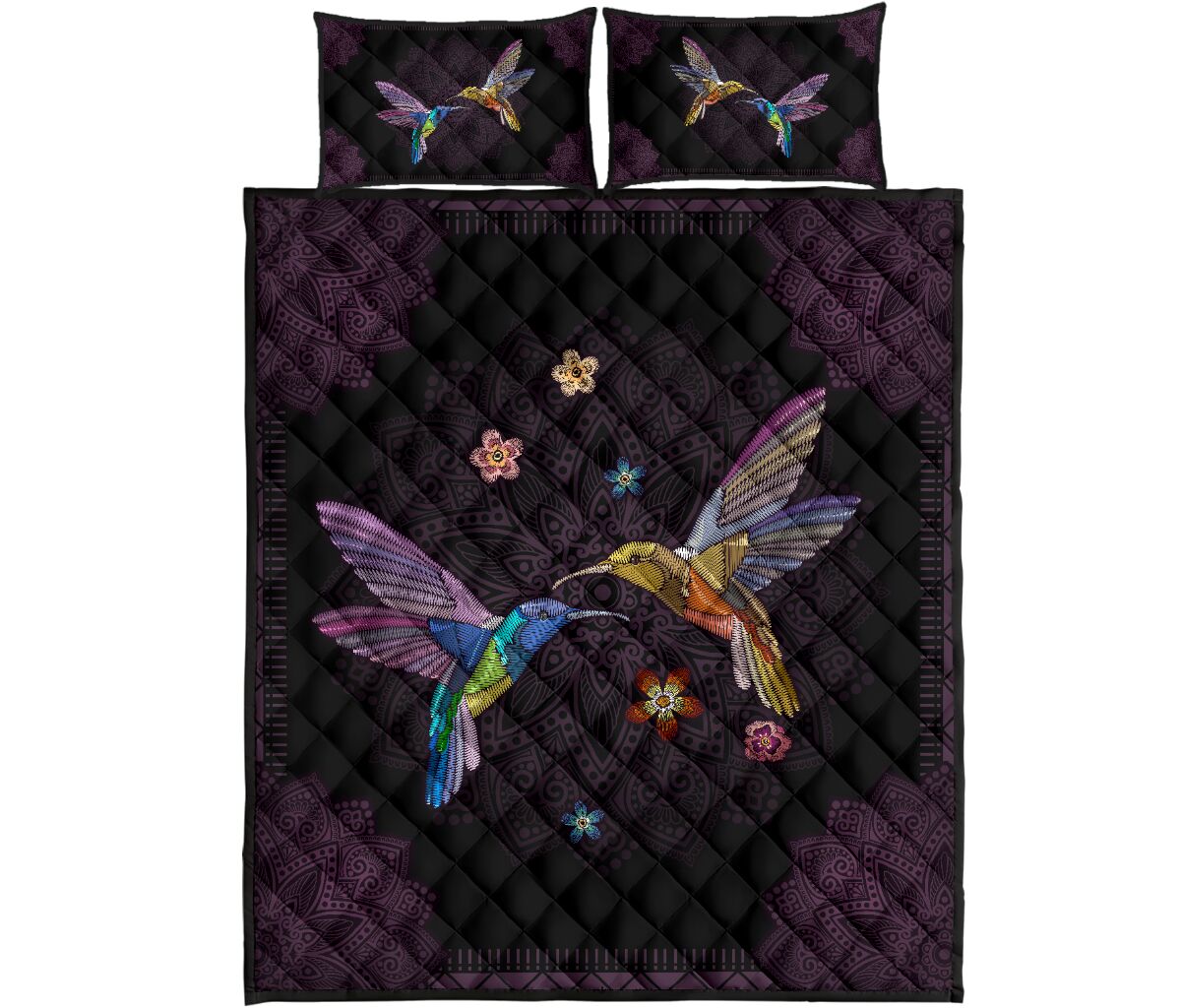 Vintage Hummingbird Lover All Over Print Bedding Set Vintage Hummingbird Lover All Over Print Bedding Set