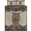 Vintage Owl Lovers All Over Print Bedding Set