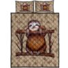 Vintage Sloth All Over Print Bedding Set