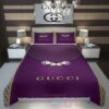 Violet Gucci Inspired Bedding Set