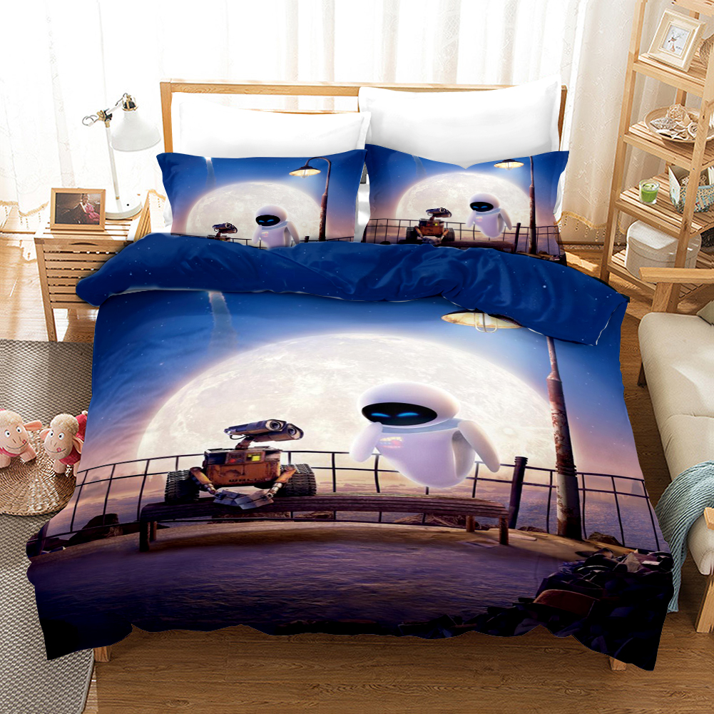 Walle 2 Duvet Cover and Pillowcase Set Bedding Set Walle 2 Duvet Cover and Pillowcase Set Bedding Set