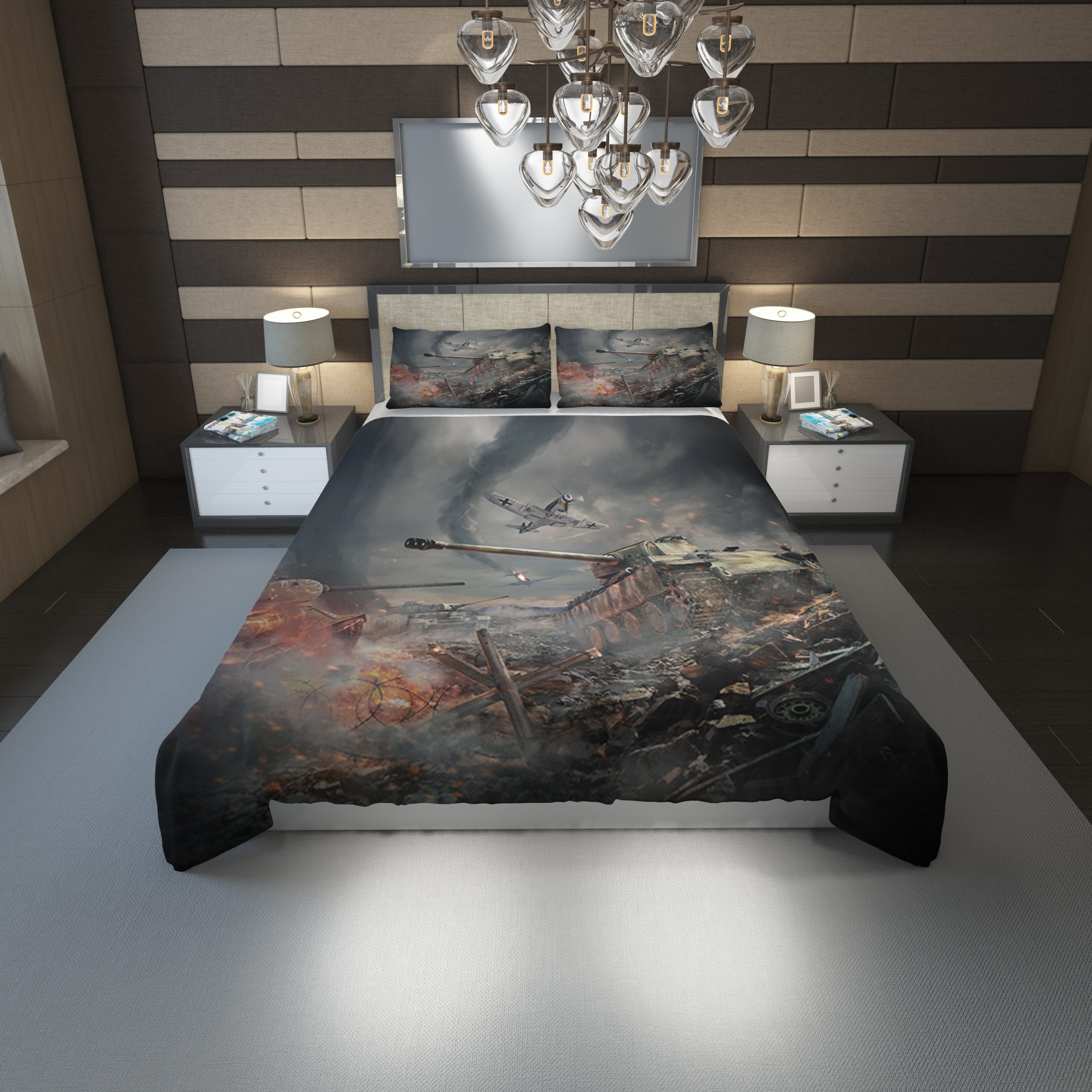 War Thunder Duvet Cover and Pillowcase Set Bedding Set 1152 War Thunder Duvet Cover and Pillowcase Set Bedding Set 1152